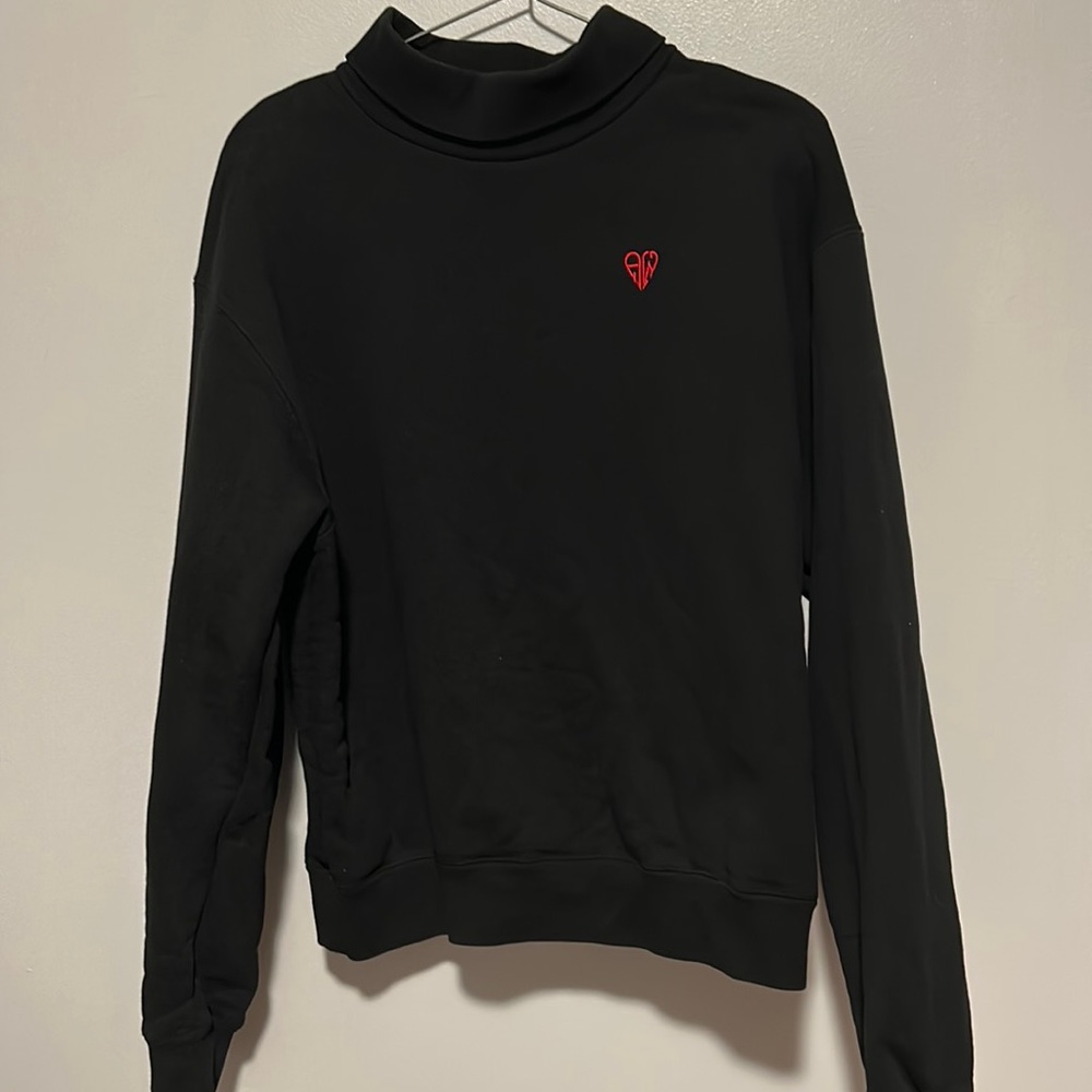 Alexander Wang Turtleneck Pullover With Heart - image 1